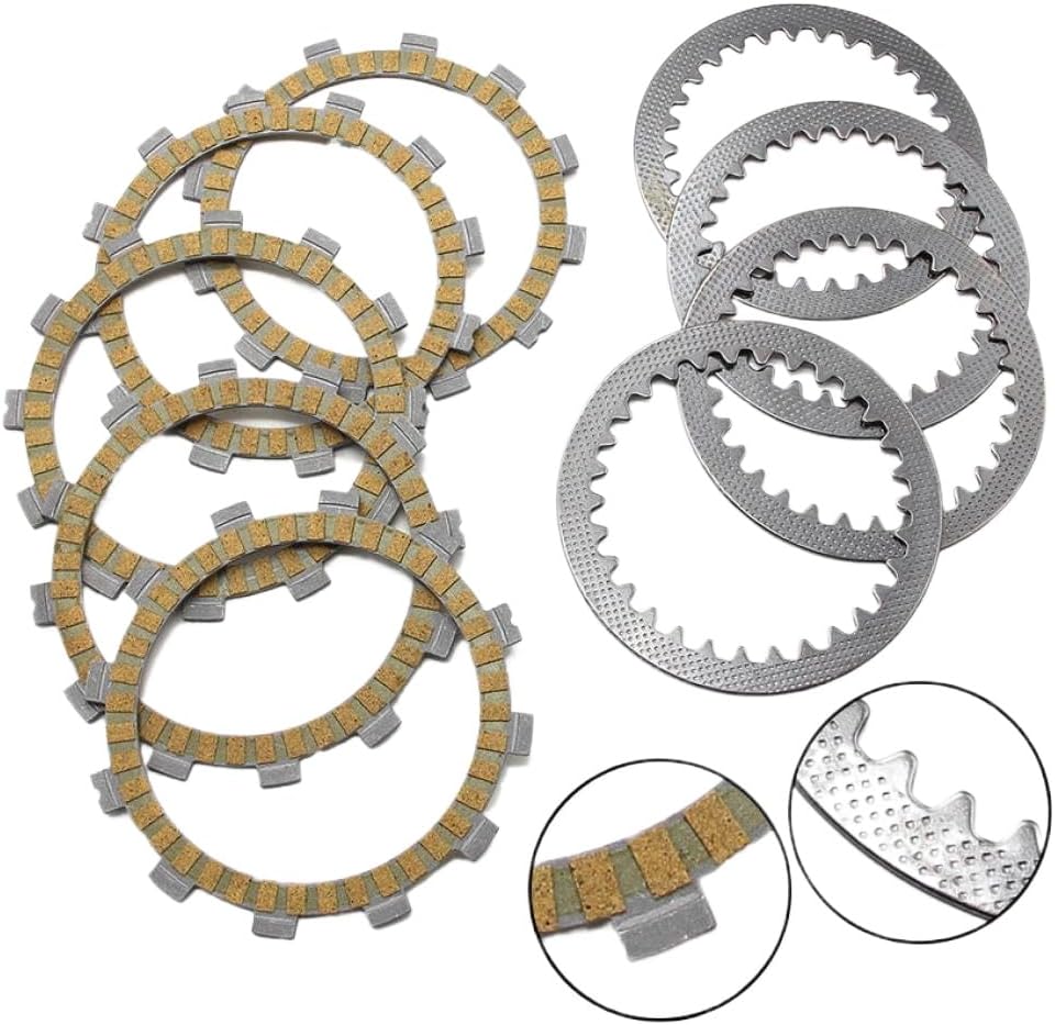Clutch Friction Disc Plate Kit 8K1927225B MFL8 MFXL8 RFL8 RFXL8 Compatible With Automotive Motorcycle Parts GIXXER155 GSX150F GSX-R125 GSX150 GSX-R150