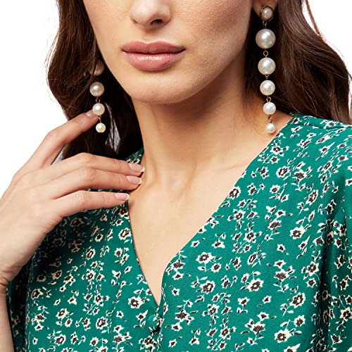 Image of Carlton London Women's Rayon A-Line Above The Knee Dress
