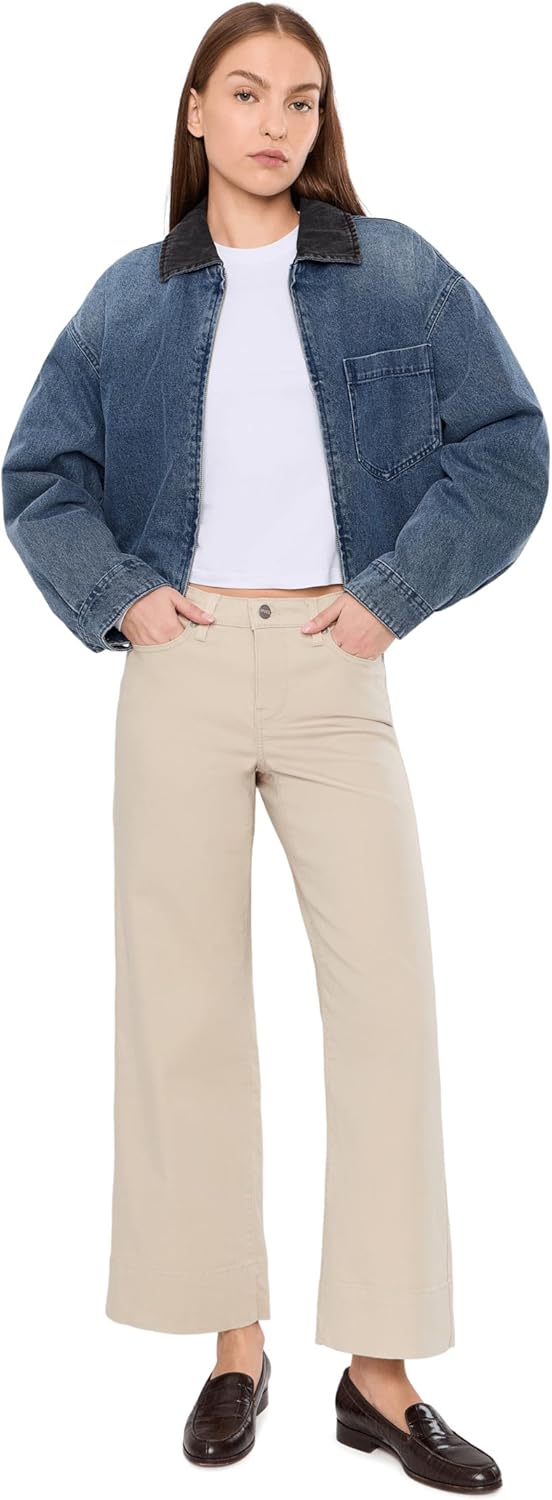 NYDJ Womens Teresa Wide Leg Ankle Jeans