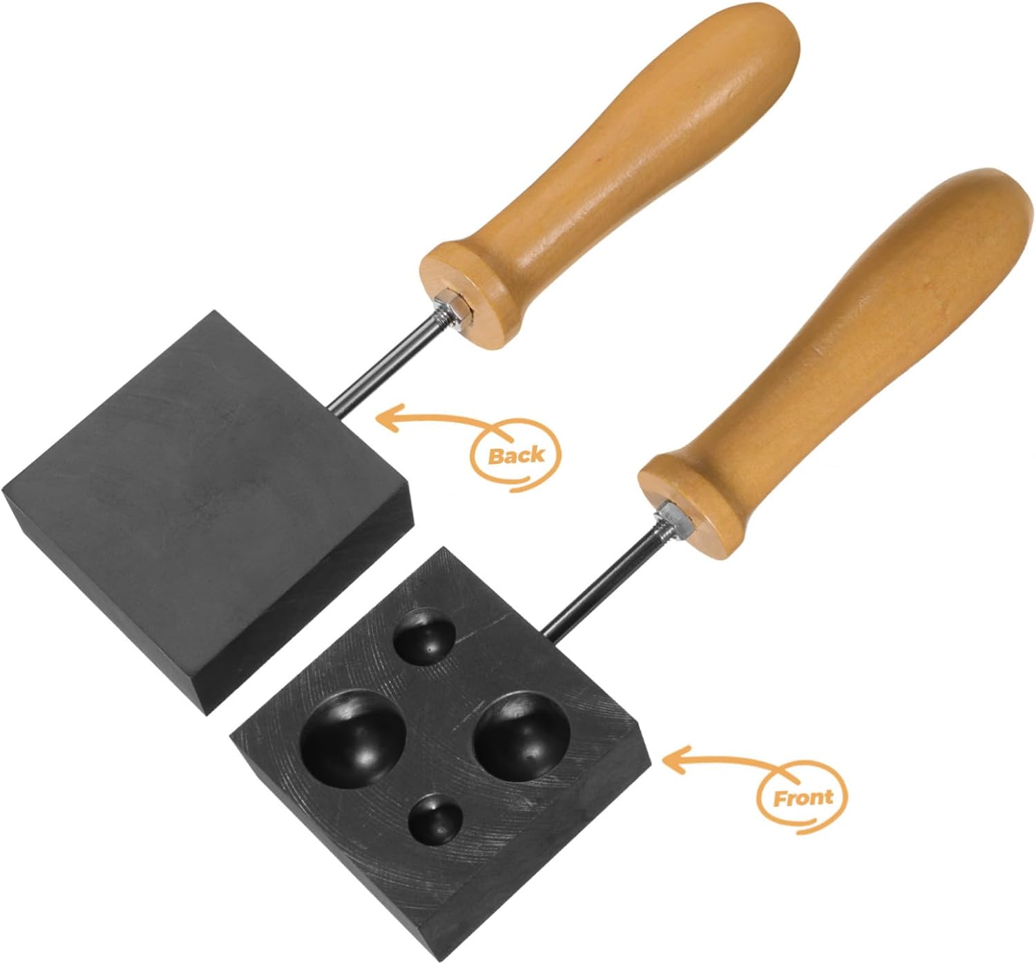 Multi-use Graphite Ingot Mold for Precision Glass Blowing and Casting Durable Graphite Molds for Crafting Unique Candle Holders and Jewelry Tool for Lampworkers and Artisans
