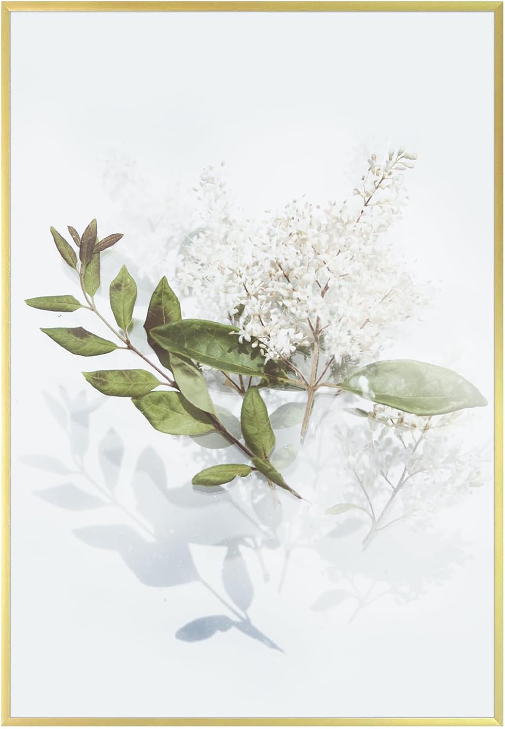 Golden State Art - 13x19 Aluminum Picture Frame, 13 x 19 inch Metal Poster Frames Thin, Acrylic Front, Wall Hook Included for Wall Display (1 Pack - Gold) 13x19 Gold