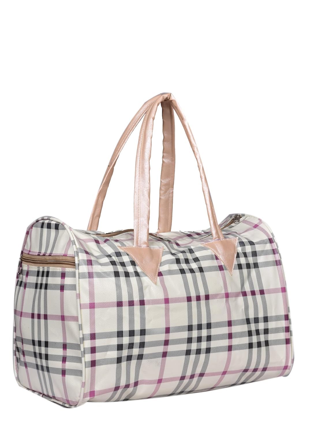 Foldable Travel Duffle Bag Zip Closer (15 X 10 X 8.5 Inch) With Foldable Pouch (29 X 23 X 2 Cm) Waterproof Nylon Sports Shoulder Bag For Women And Men, Multicolor-image-47