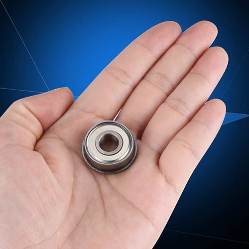 Miniatura 8 de F608Z Rodamiento en miniatura, 10 rodamientos de bolas con bridas de 0.315 x 0.866 x 0.276 in, doble blindaje, bajo ruido y larga vida útil, para