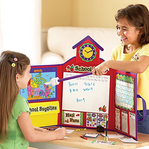 Pretend & Play School Set jeu imitation école maîtresse avec carte Canada