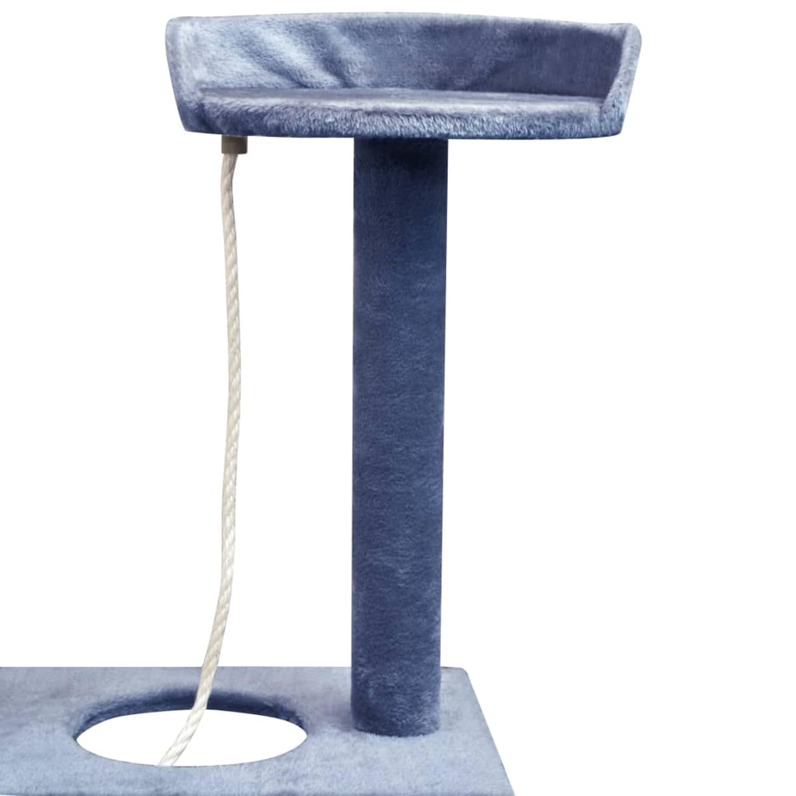 ShGaxin Rascador para Gatos Poste rascador de sisal, Rascador Gato, Arbol Rascador para Gatos, Gatos Accesorios, Torre Gatos, Arranhador para Gatos, Casa para Gatos, 150 cm Azul Oscuro