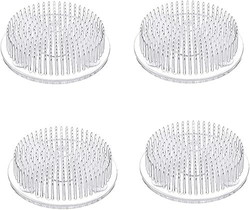 Juego de 2 soportes de plástico transparente para arreglos florales de rana, 2.76 pulgadas (2.756 in)