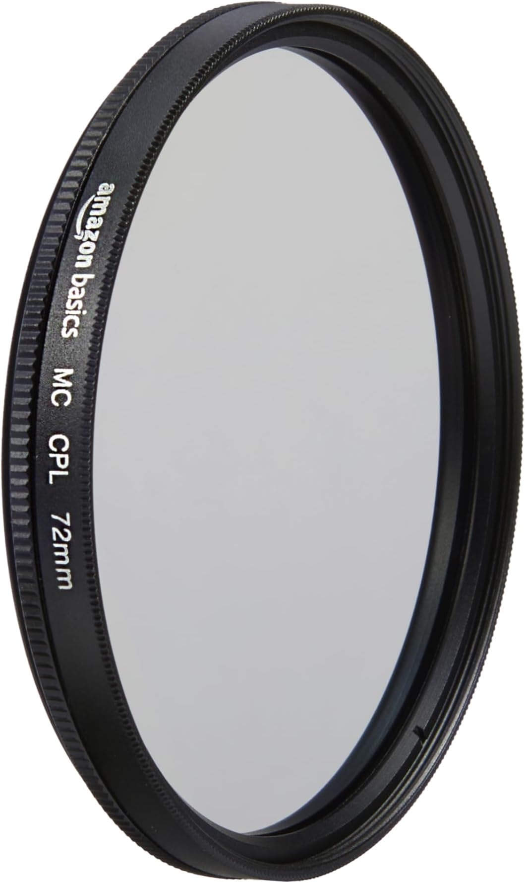 Amazon Basics 72 mm Circular Polarizer Protection Filter for Deeper Colours, Glare and Reflection Reduction, Multi-Coated, Protects from Dust, Dirt and Scratches