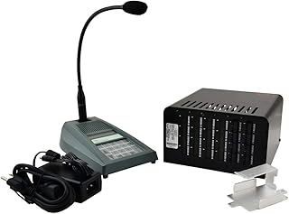 RDM Performance Series D2400 Wired Intercom System, 8 Stations, with 1 Channel and 2 I/O Cards, VOX
