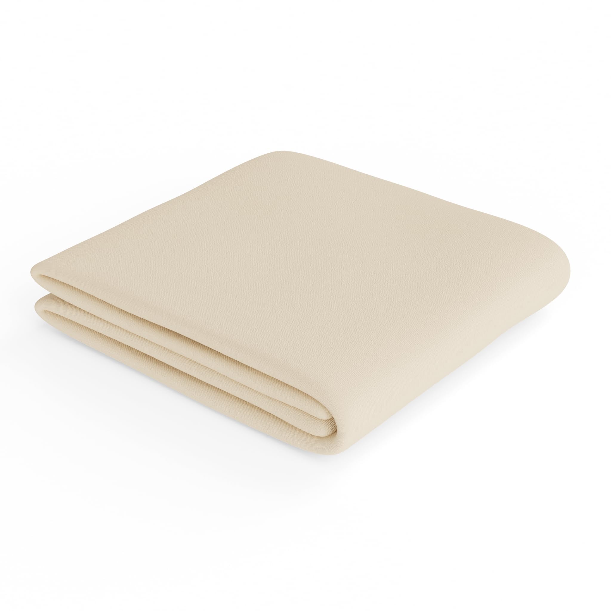 Amazon Basics - Lenzuolo con angoli in microfibra, 200 x 200 x 30 cm, Beige