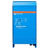 Victron Energy MultiPlus Pure Sine Wave Inverter Charger for 80 amp Battery, Compact, 2000VA 12-Volt 230V 12V - 2000VA