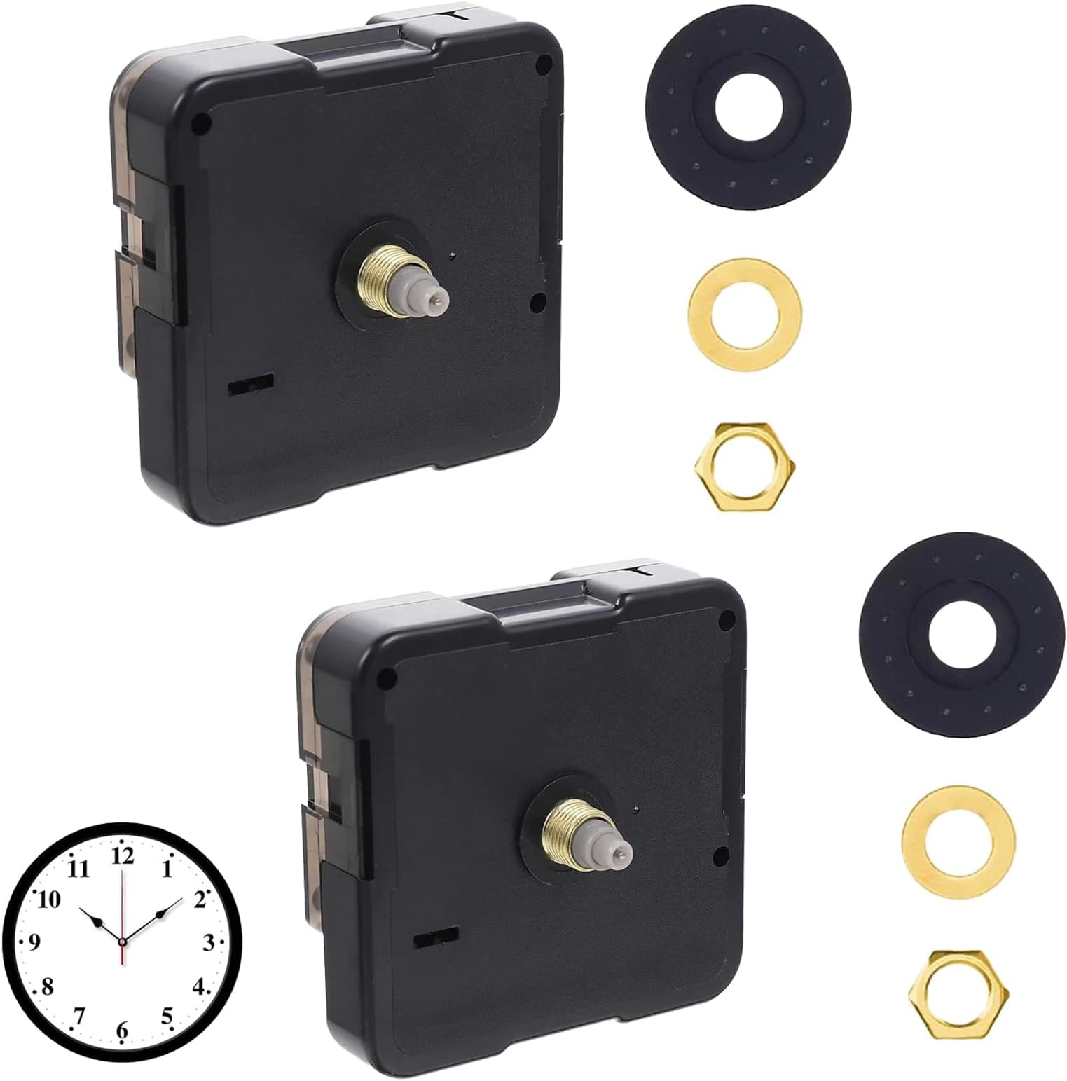 Quartz Wall Clock Mechanisms Replacement 12888 Movement Silent