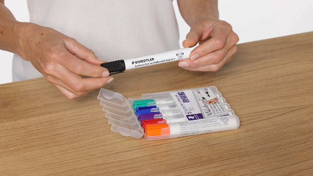 Pennarelli Staedtler Lumocolor Per Lavagna - Set 6 Colori, Cancellabili A Secco - Foto 13