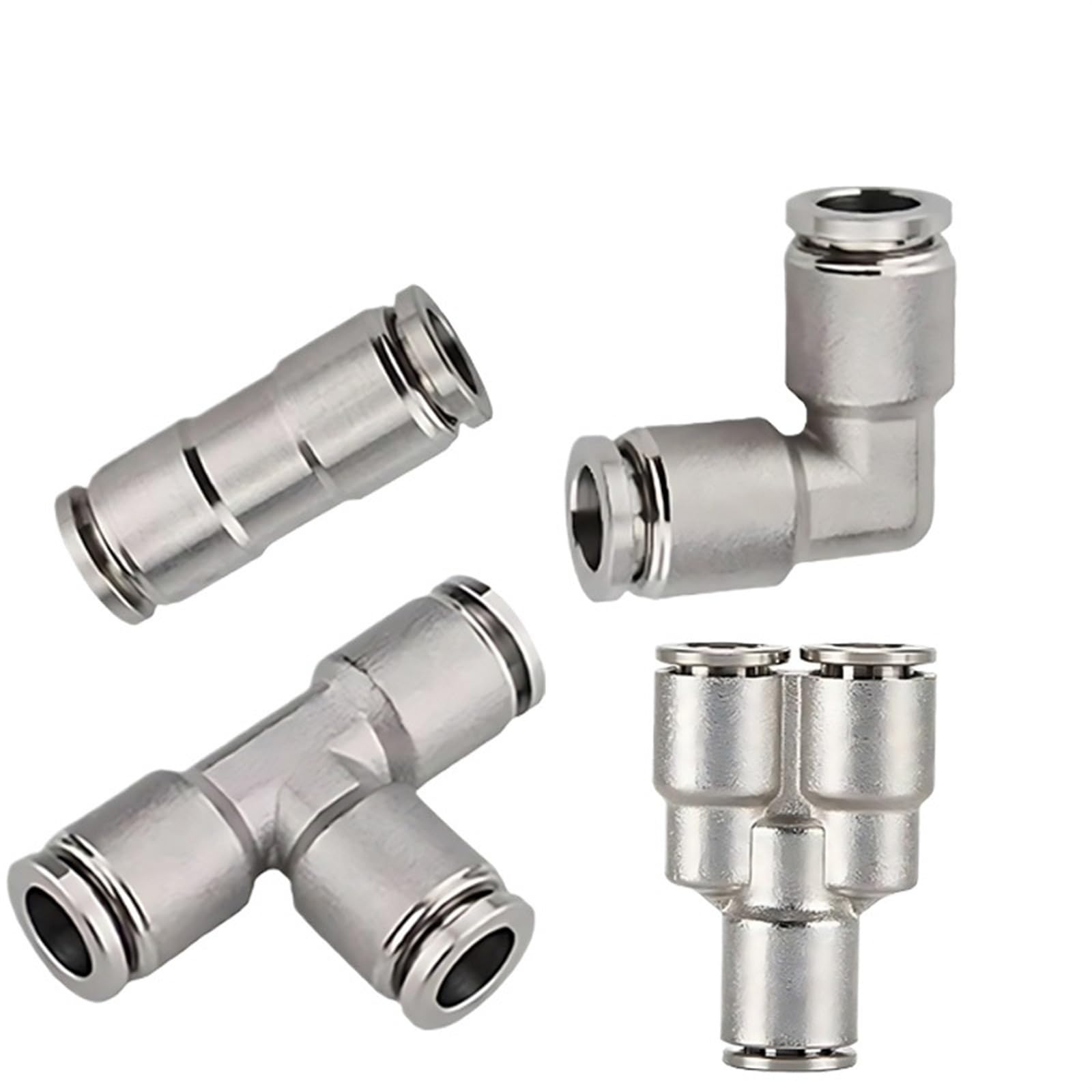 Raccord pneumatique PY12 inox 304 connecteur de tuyau haute durabilité