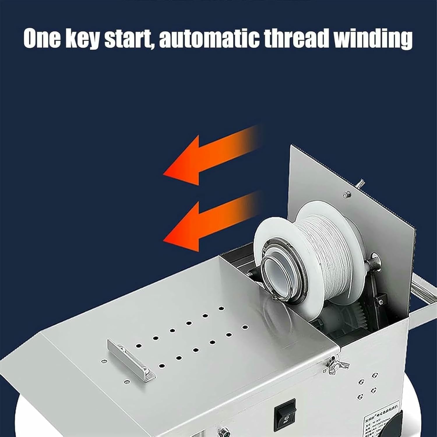 Electric Machine to Tie Sausages, Automated Equipment, Stainless Steel 304 Durable, Adjustable Length, Two Modes, Maximum Diameter of 50 Mm ~//