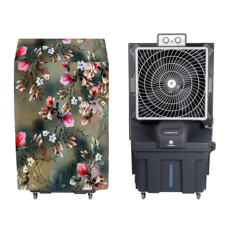 Image of Cooler Cover Compatible for Novamax Gloster 125L Heavy Duty Desert Air Cooler 125 Litres Waterproof, Dustproof, Size (LXBXH) 90 X 65 X 138 Cm, Green.