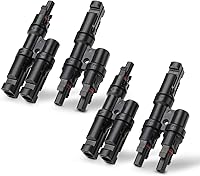 Vista 10 de BougeRV Conector Y de rama solar para conexión paralela entre paneles solares FMM+MFF (1 par)