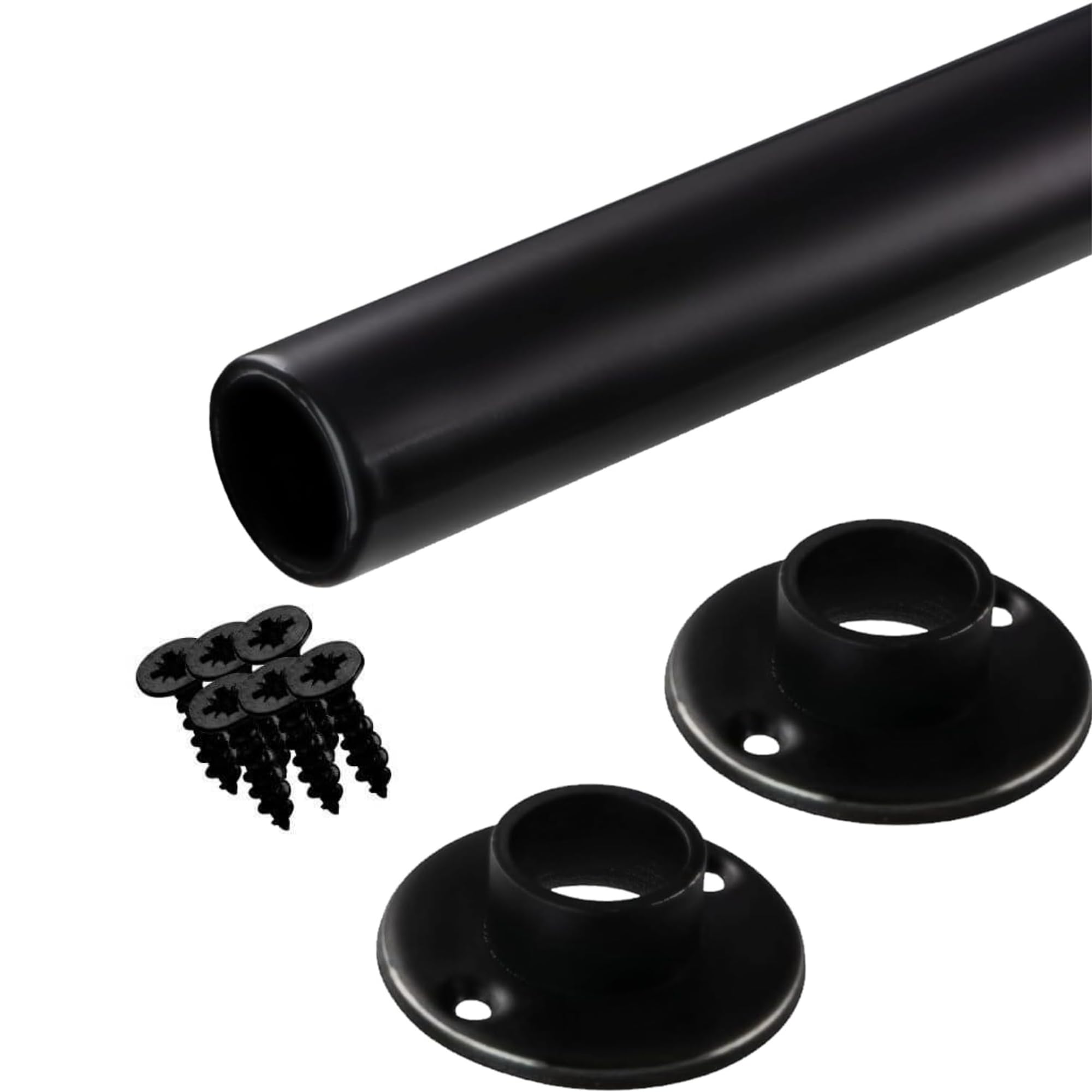 GEDOTEC WAND-GARDEROBEN LAMBRIS Barre Salle 230 MM Métal Bügelstange