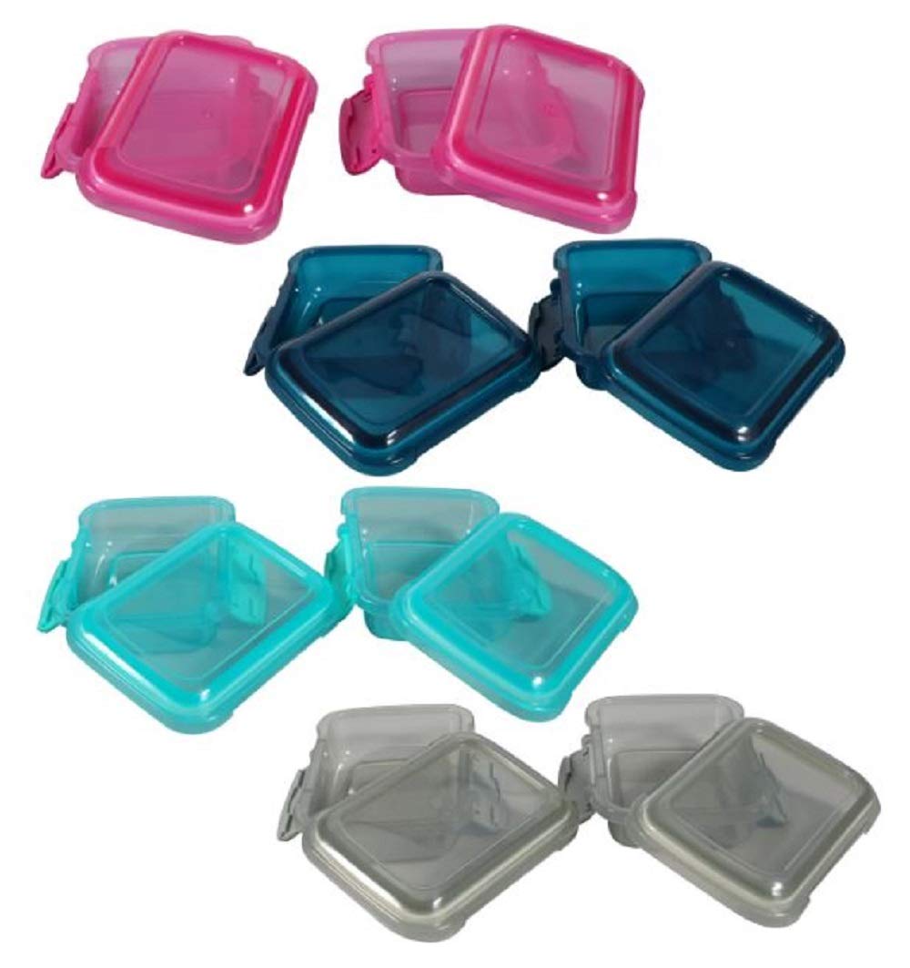 Buy Plastic Storage Containers, Small, Mini, Snap LockTop Lids