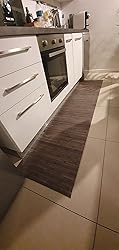 Tappeto Bambù A Metraggio - Antiscivolo Per Cucina E Bagno - Legno Chiaro 50cm Larghezza - Foto 8
