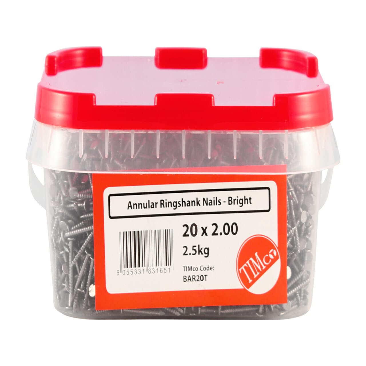 Timco Bar65t Annular Ringshank Nails - Bright 65 X 3.35