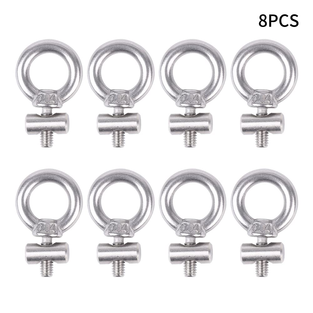 OLPRO Tappi Per Binario Tenda Da Campeggio Confezione Da 2 - 6mm Per Canale A C - Argento