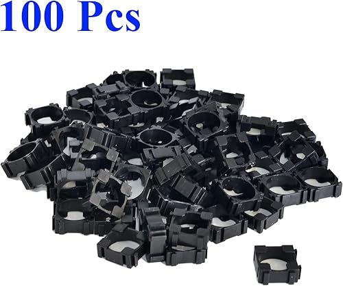 Miniatura 4 de QJF Care - Soporte de batería de litio 18650, soporte de batería de iones de litio de plástico, espaciador de seguridad, soporte de almacenamiento