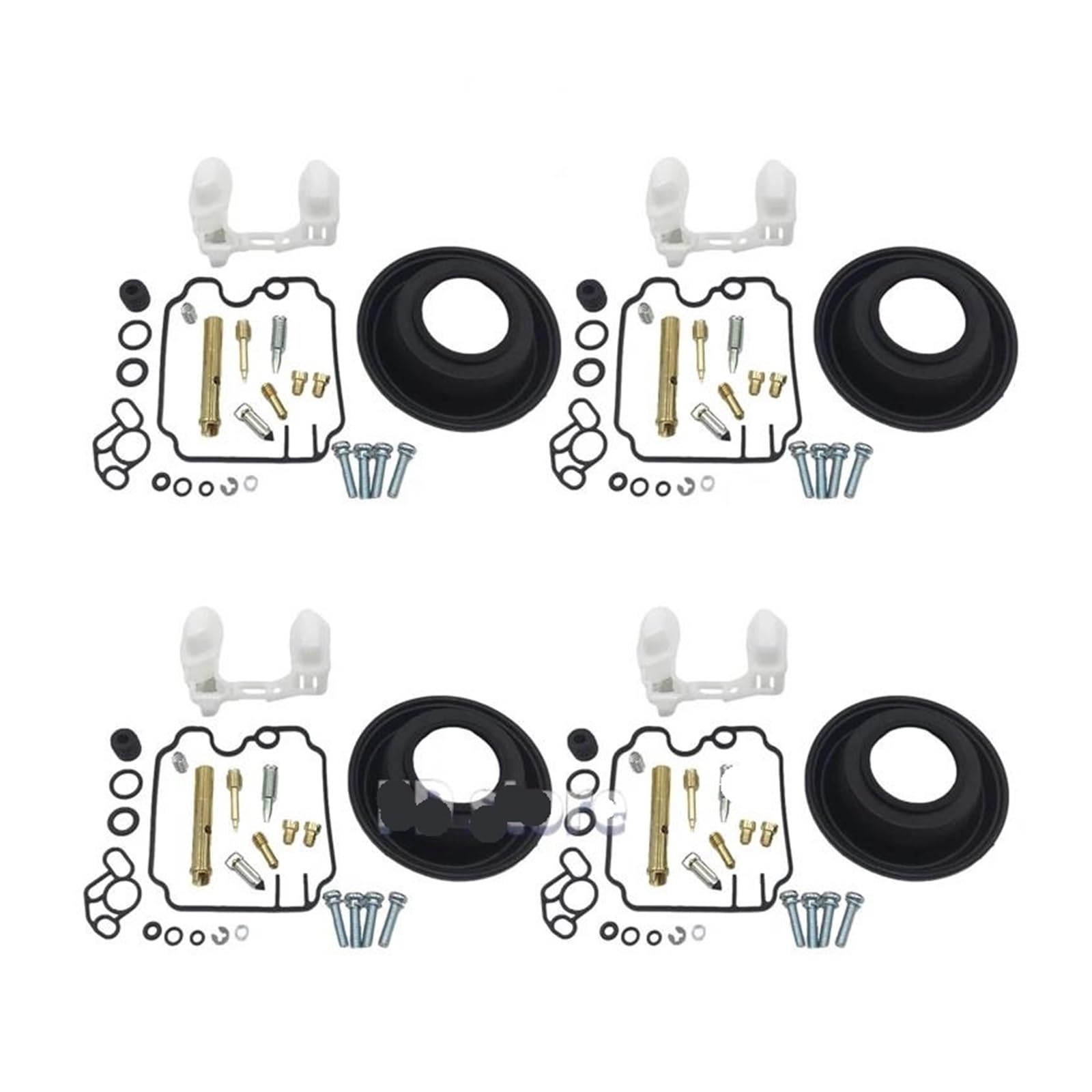 Motorcycle Carburetor Rebuild Kit for YAM&AHA FZR1000 EXUP 1989-1995 FZR 1000 Carb Piston Diaphragm Float Parts(Style C)