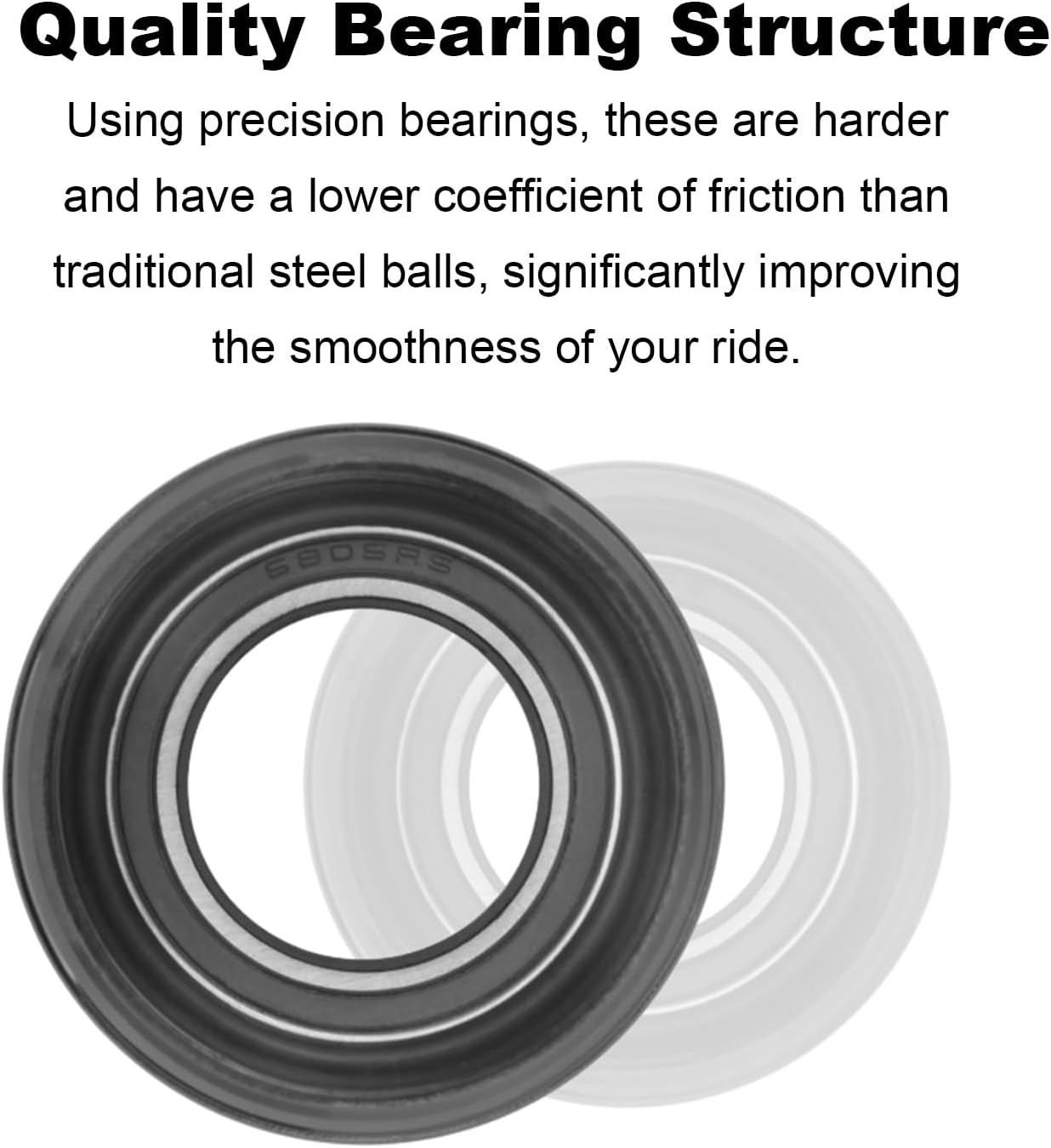 Asixxsix Bike Bottom Bracket, 24mm Spindle T47 Bike Bearing Bottom Bracket Compatible with Road Mountain Bikes, Aluminum Alloy, Lightweight (68 73 External/Ceramic Bearings)