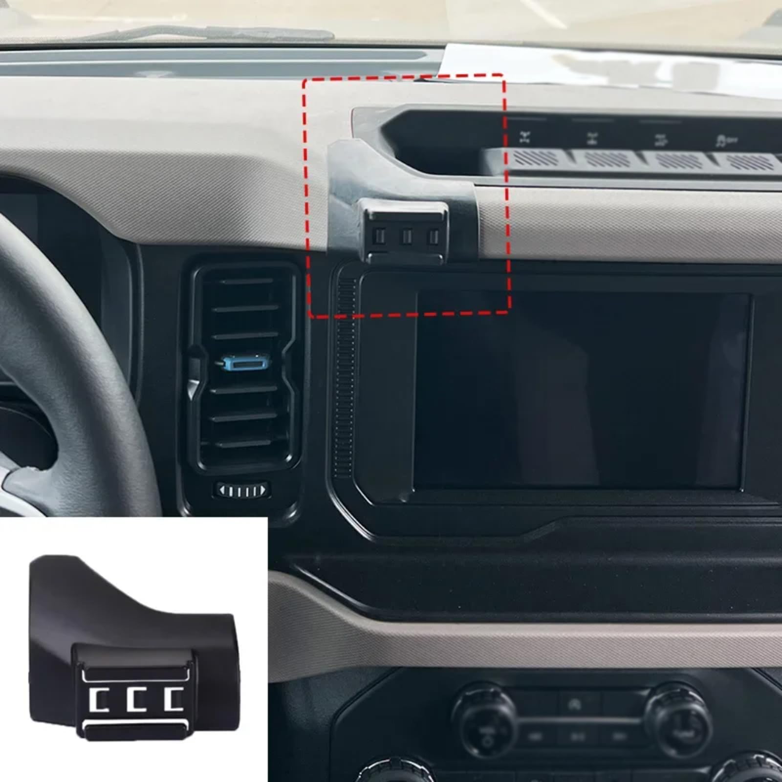 Uchwyt samochodowy dla Ford Bronco 2021-2023, Uchwyt na telefon samochodowy
