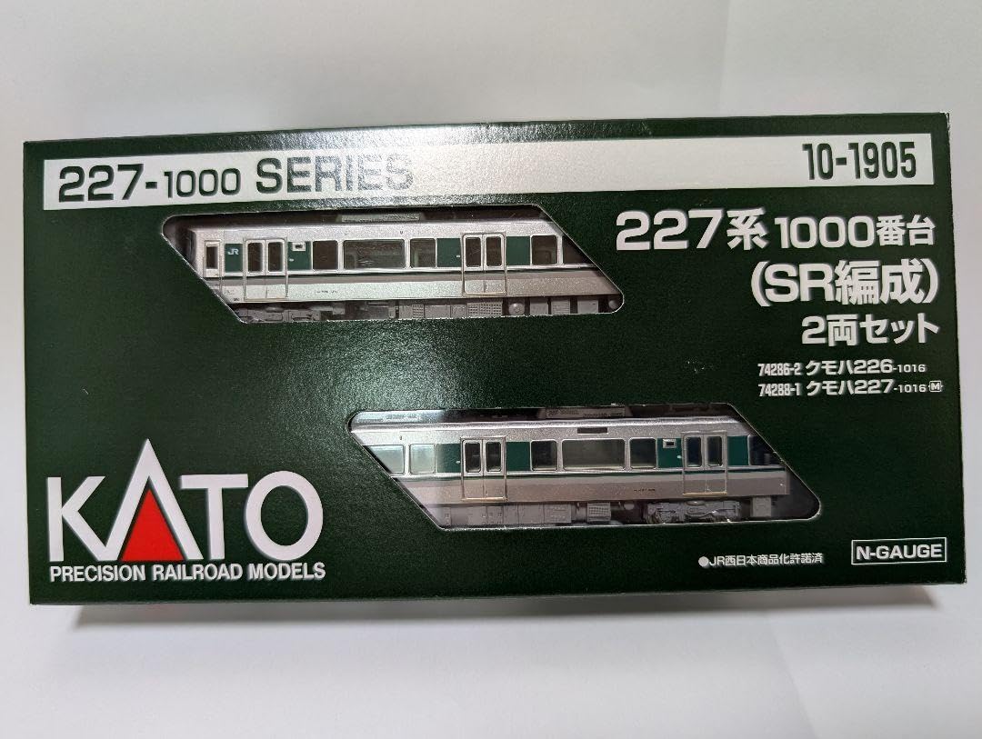 精密加工品 KATO 10-1905 227系1000番台 2両セット Amazon | KATO 10-1905 227系1000番台(SR編成) 2両セット N
