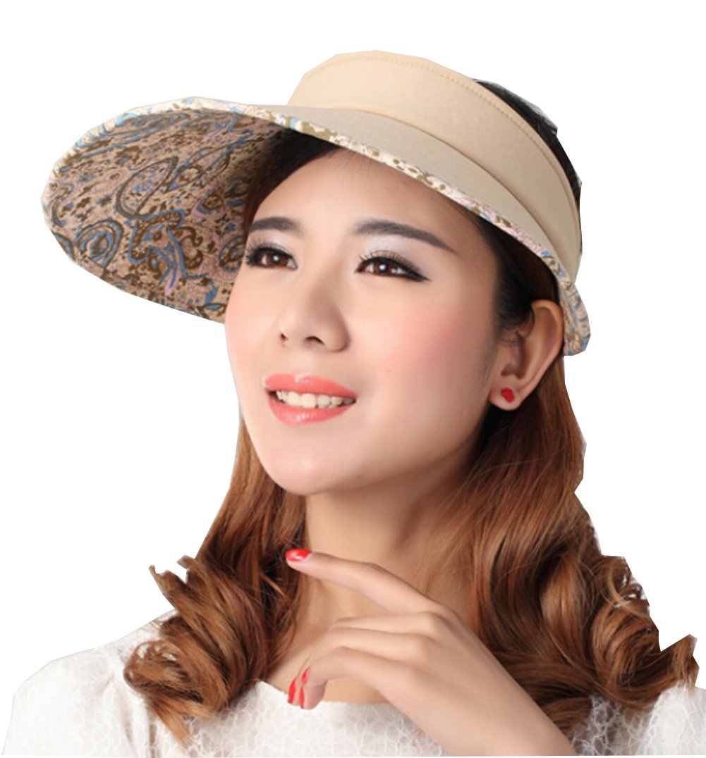 KM sun hatKm Lady Summer Outdoor Quick-Drying Uv Protection Empty Top Sun Hat