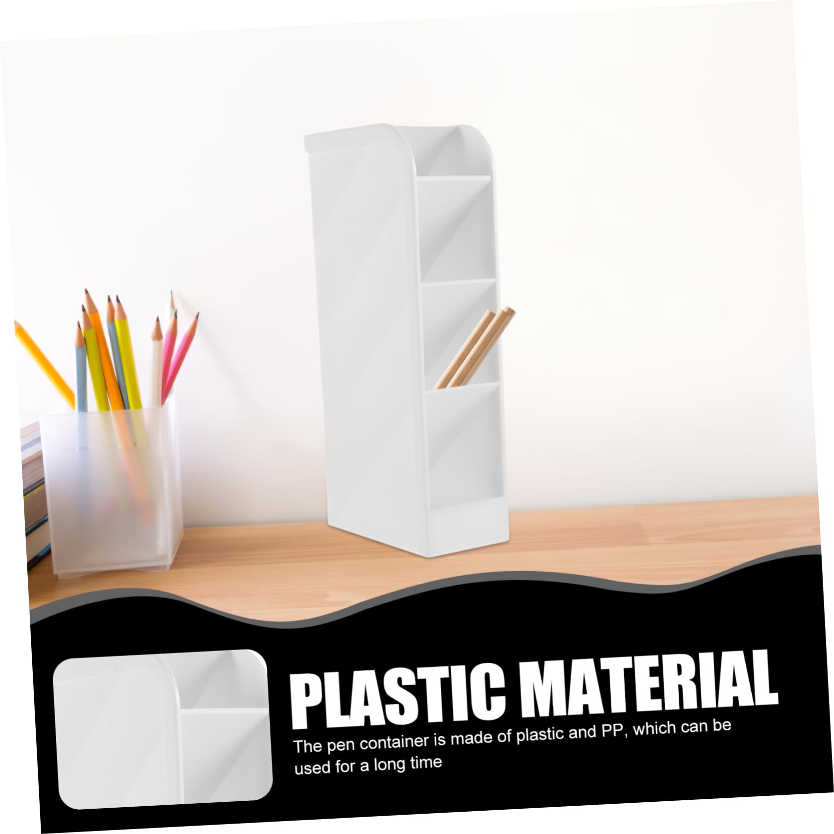 2 Pezzi Di Scatola Di Cancelleria Creativa Portapenne Da Scrivania Portapenne Contenitore Di Plastica Per Cancelleria Organizer Da Scrivania Per Ufficio