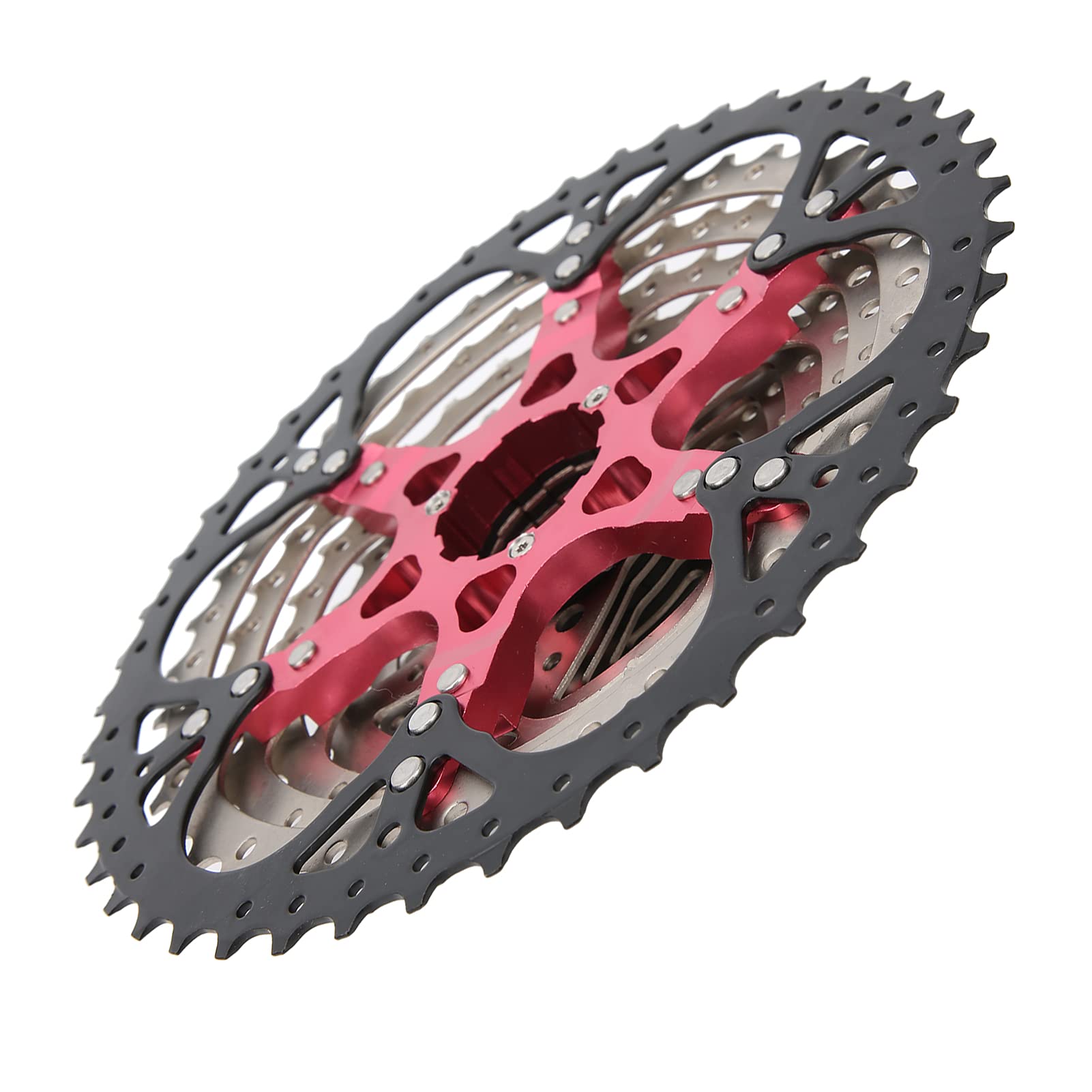 Bnineteenteam Fahrrad-Freilauf-Kassette, 11-Gang-Kassette 11‑46T Mountainbike-Freilauf-Kassette Ritzel Fahrrad-Freilauf