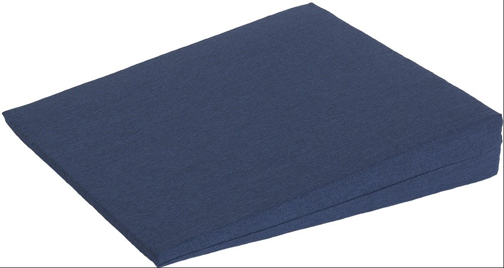 Coussin cale classique bleu Russka pour le soutien du dos et le confort assis
