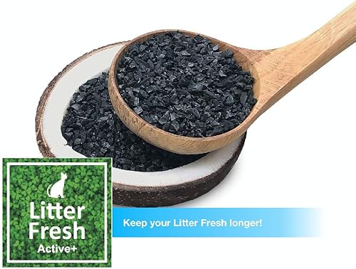 Miniatura 2 de Litter Fresh Active+, 42 onzas (6 bolsas de 7 onzas cada una), desodorante natural para arena para gatos con carbón activado a base de coco