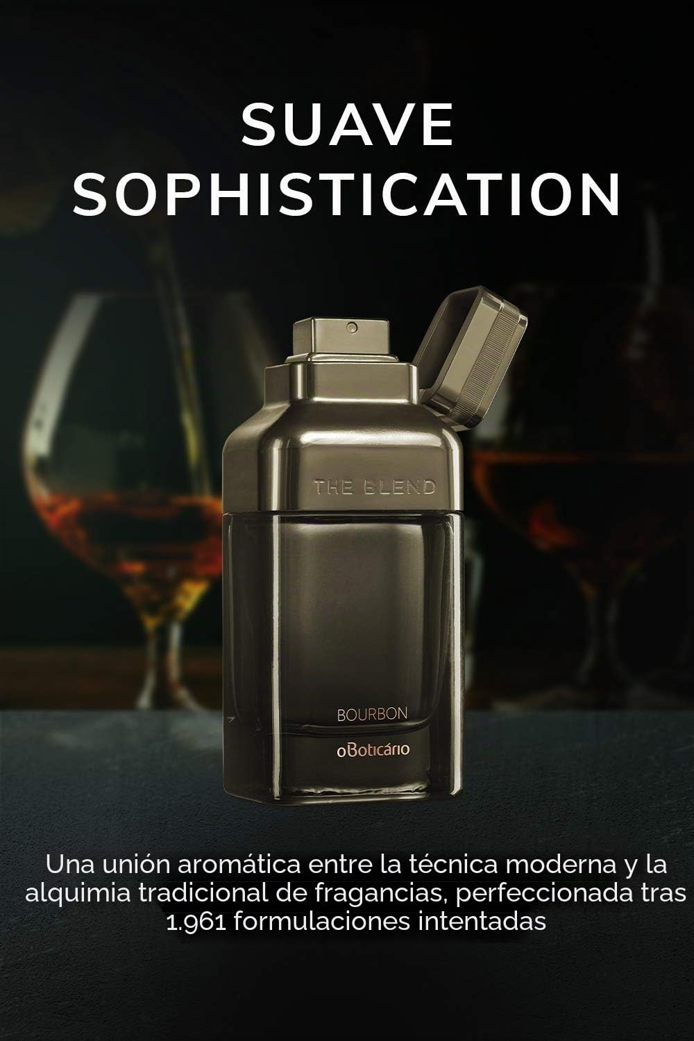 O Boticário The Blend Bourbon Eau de Parfum, fragancia oriental picante, 100 ml