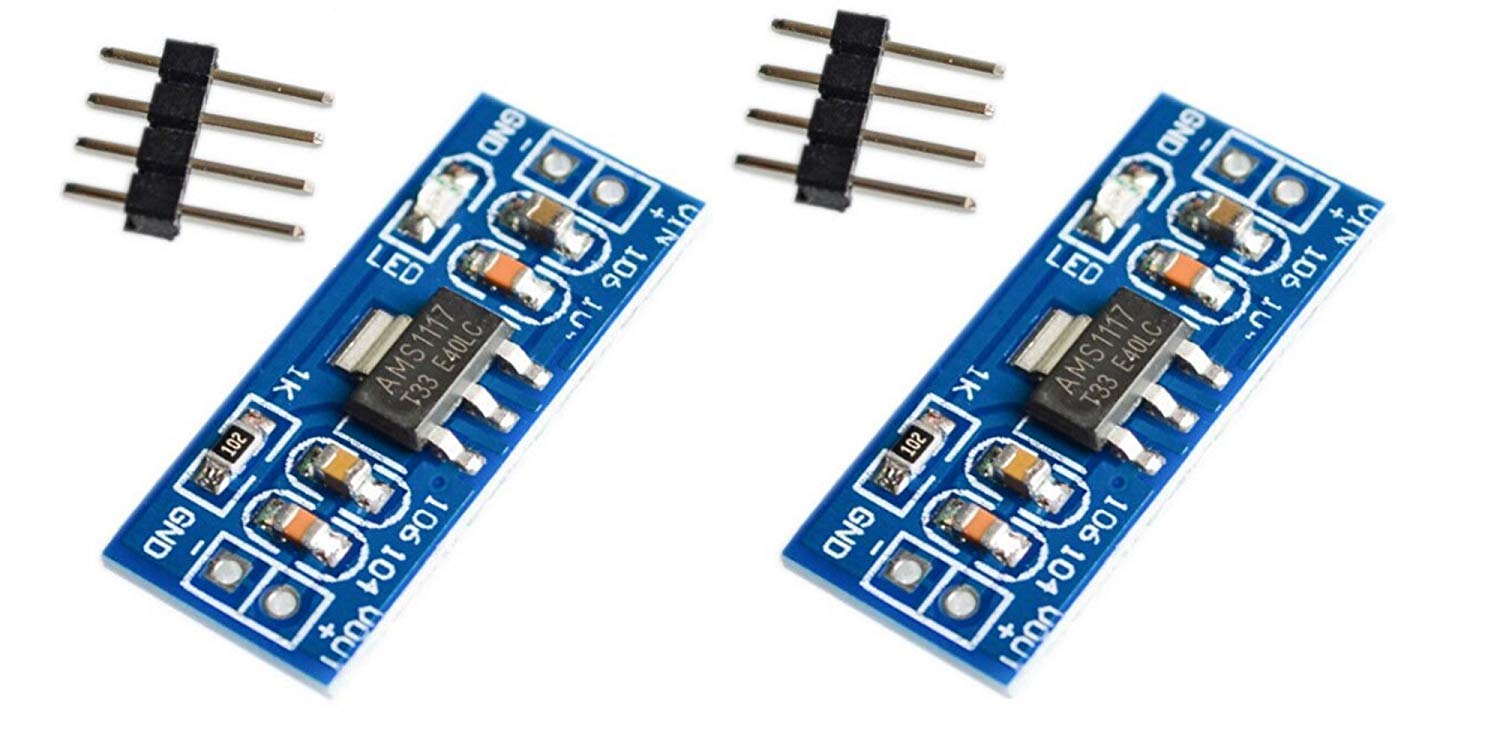 KitsGuru (Pack of 2) DC/DC Step-Down Voltage Regulator 5 Volt Power Supply AMS1117 KG016 (B00XU1LUIC) Amazon Price History, Amazon Price Tracker
