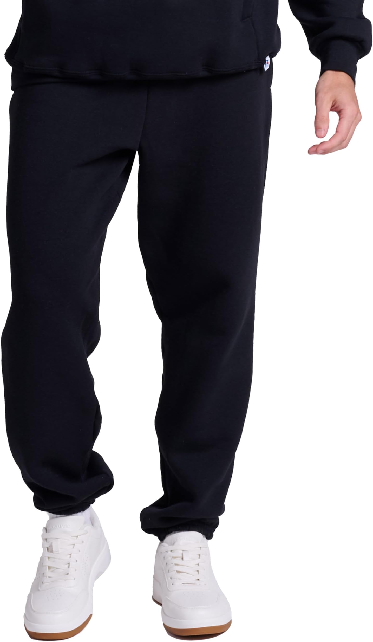 Men's Dri Power Fleece Elastic Bottom Sweatpants, Relaxed Fit, Moisture Wicking, with or Without Pockets