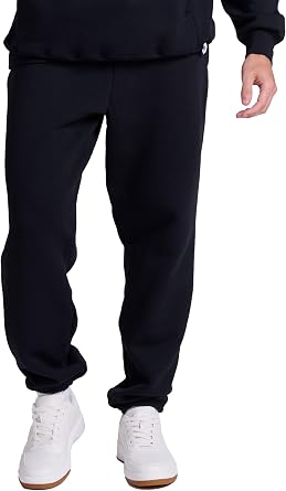 Russell Athletic Mens Dri Power Fleece Elastic Bottom Sweatpants, Relaxed Fit, Moisture Wicking, with or Without Pockets