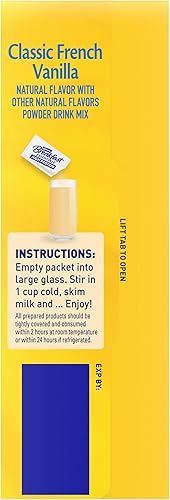 Miniatura 4 de Carnation Breakfast Essentials - Mezcla de bebida alta en proteínas, vainilla francesa clásica, 10 unidades, 13.1 onzas (paquete de 3)