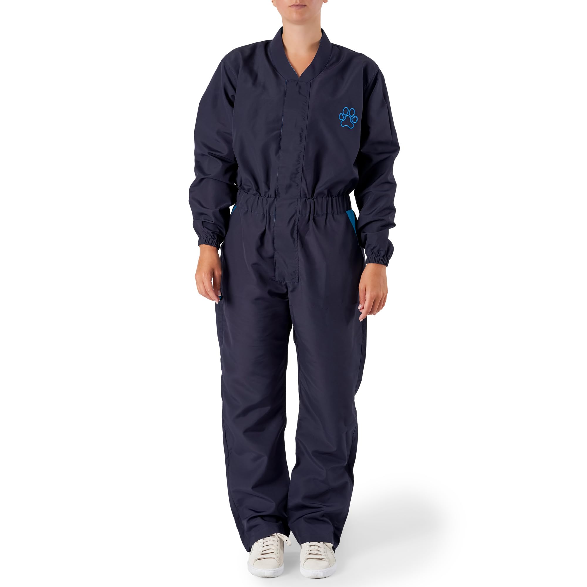 Groomers Jemima Jumpsuit Navy | Professional Hair-Resistant Grooming All-in-one 3XL