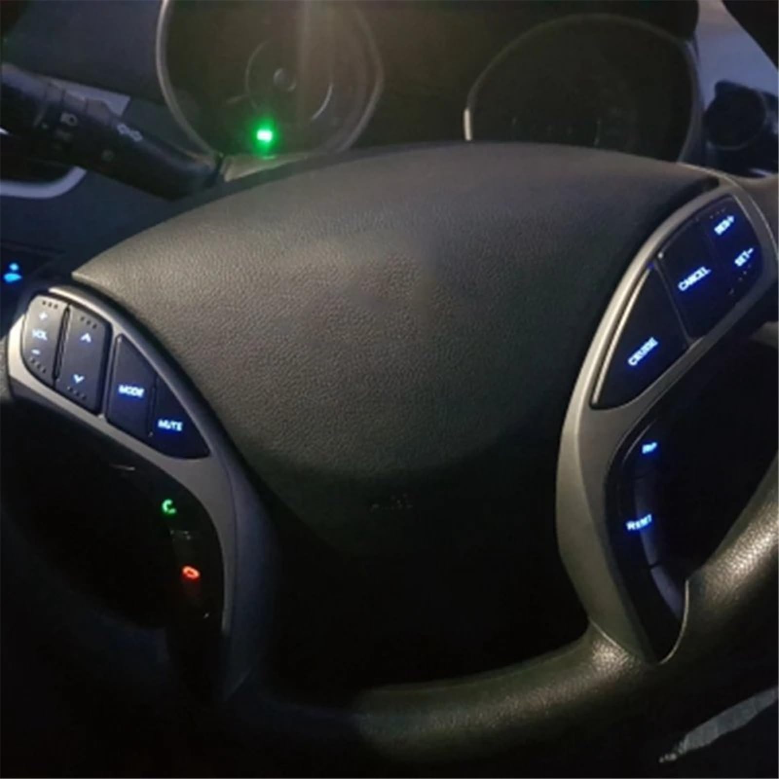 Hyundai dla Elantra 2012 2013 2014 2015 samochodowy wielofunkcyjny przełącznik kierownicy samochód Cruise pilot muzyka przyciski akcesoria samochodowe