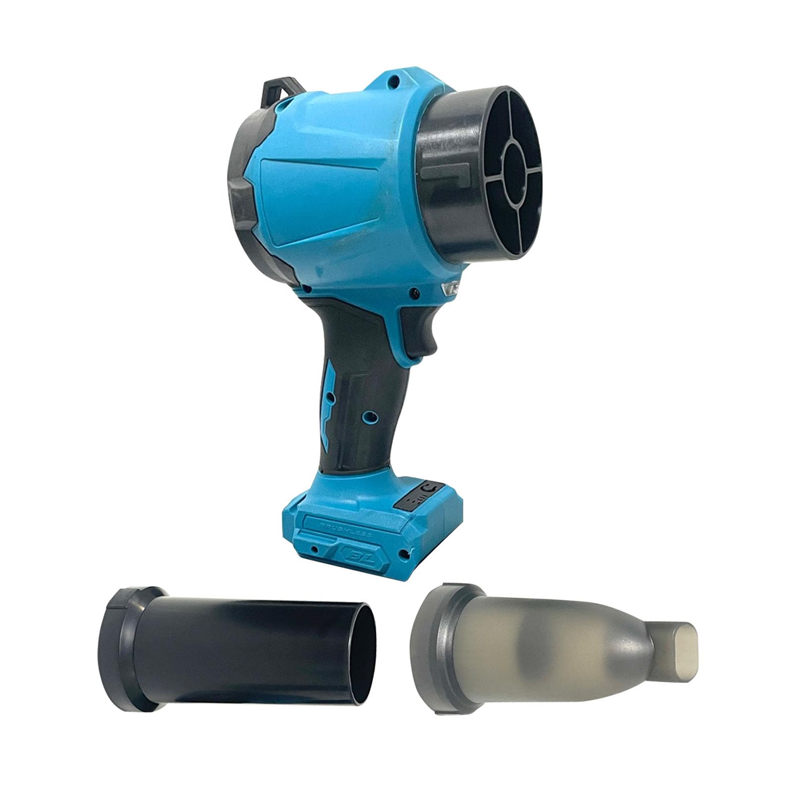 Utensile da giardino a batteria 2 in 1, 32.000 giri, forte pressione, 860 g, forte ventilazione, design in plastica leggera per la pulizia di esterni, soffiatore da giardino, aspirapolvere