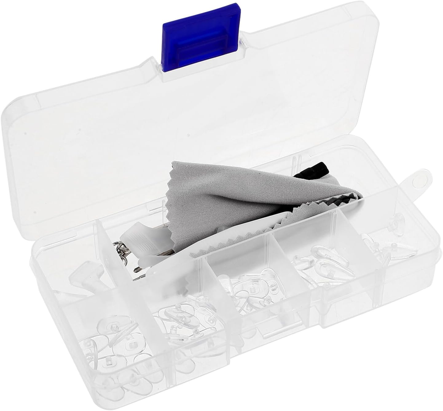 Eyeglass Repair Kit with Screws and Nose Pads, 99-Unit Set