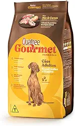 Quatree Gourmet Ração Seca Sem Corantes Cães Adultos Raças Médias e Grandes 10,1kg