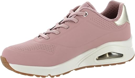 Amazon.com | Skechers Women's Uno-Shimmer Away Sneaker, Fuchsia, 6
