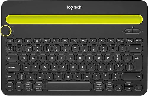 Logitech. Teclado K480 con Bluetooth para computadoras, tablets y smartphones. Negro. 920-006342 (reacondicionamiento certificado)