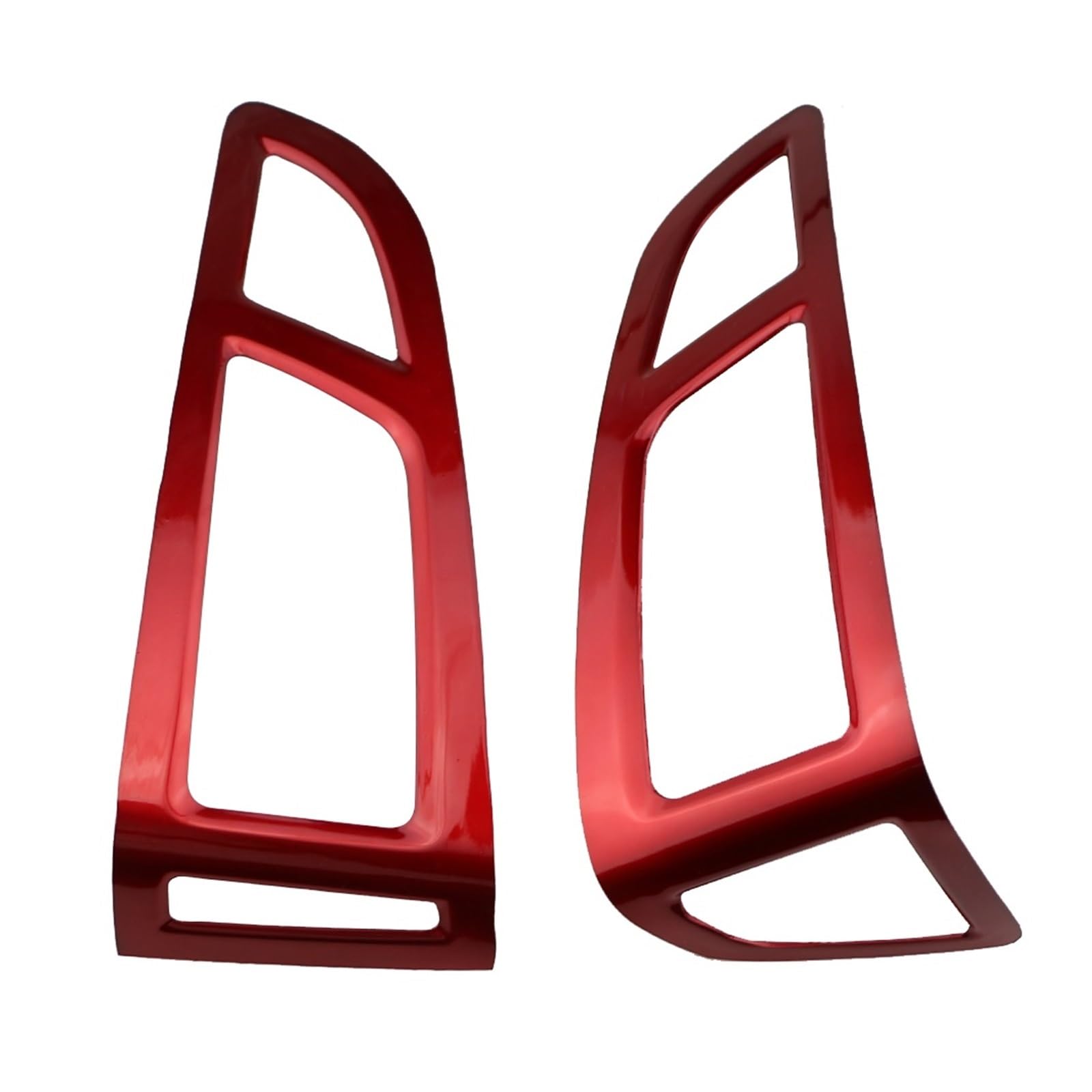 Car Trim Accessories for Focus 3 for MK3 2015-2018 LHD Ac Conditioning Vents Trim Accessories Car Air Vent Outlet Panel Cover Sticker(Red)
