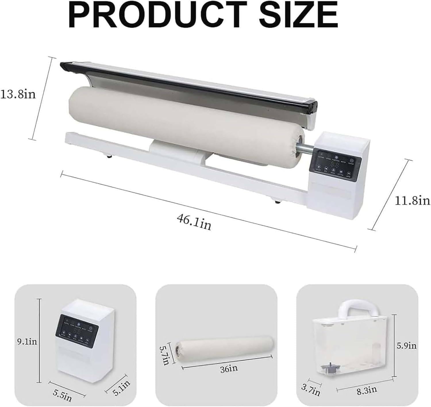 Prensa de Vapor Rotativa Multifuncional Centro Planchado, Maquina Planchar Doblar Ropa con Control por Pedal,Diseño Profesional para Uso Comercial e Industrial