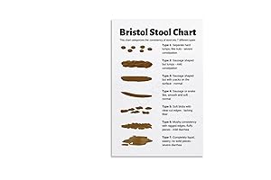 EDUKAT Bristol Stool Chart and Diarrhea Chart: Your Guide to Healthy Bowel Movements